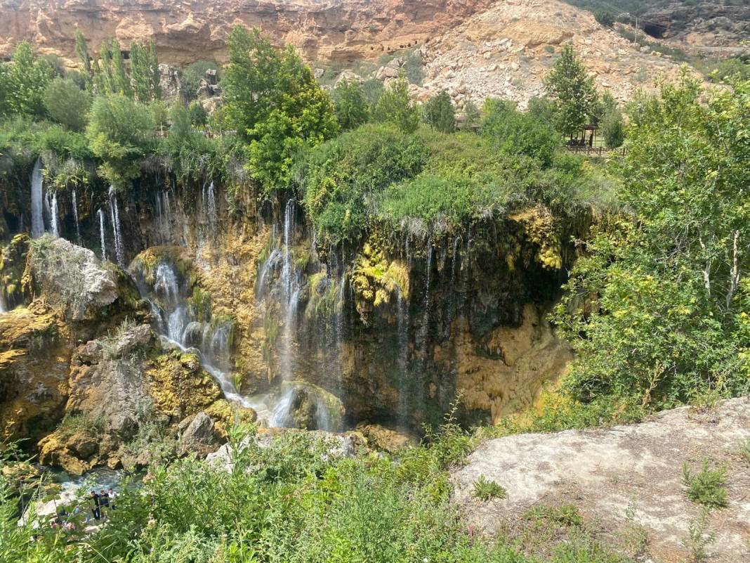 Konya Yerköprü Şelalesi yine doldu taştı 8